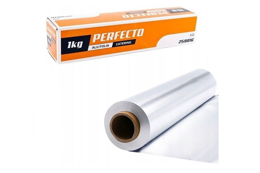 PERFECTO Folia aluminiowa CATERING 1 kg, kartonik (259016)