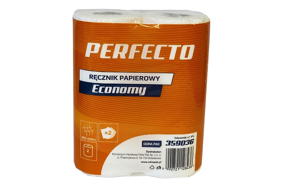 PERFECTO Ręcznik papierowy economy a’2, 2W, celuloza (359036)