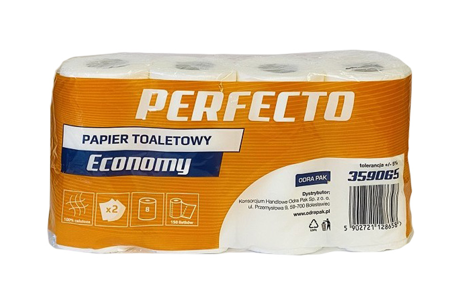 PERFECTO Papier Toaletowy 2W, a’8 economy, celuloza (359065)