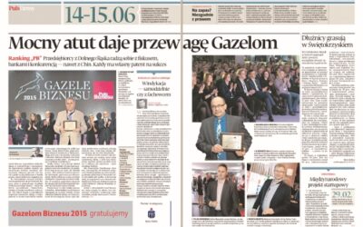 Kolejna Gazela Binesu dla Naszej Firmy